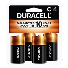 Duracell 1.5 V C, Alkaline Batteries, 4 Each