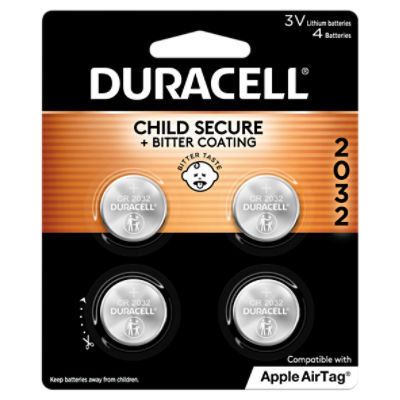 Duracell Lithium CR2032 Coin Batteries (4-Pack)