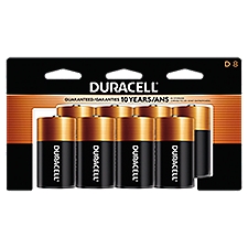 Duracell 1.5V D, Alkaline Batteries, 8 Each