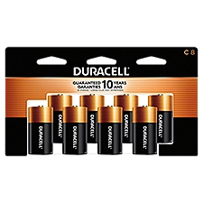 Duracell 1.5 V C8, Alkaline Batteries, 8 Each