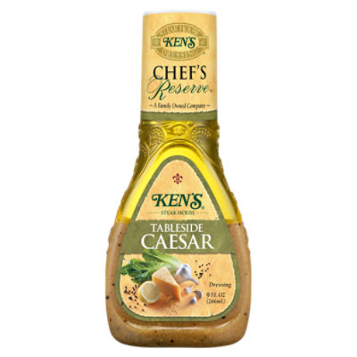 Ken's Steak House Chef's Reserve Tableside Caesar Dressing, 9 fl oz, 8 Fluid ounce