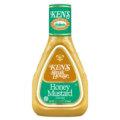 Ken's Steak House Honey Mustard Dressing, 16 fl oz, 16 Fluid ounce