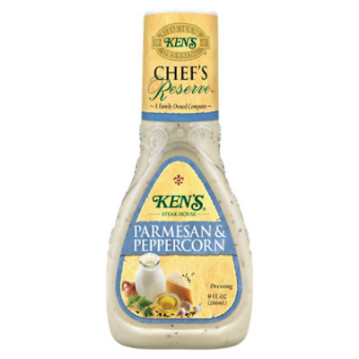 Ken's Steak House Parmesan & Peppercorn Dressing, 9 fl oz ShopRite