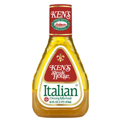 Ken's Steak House Italian Dressing & Marinade, 16 fl oz, 16 Fluid ounce