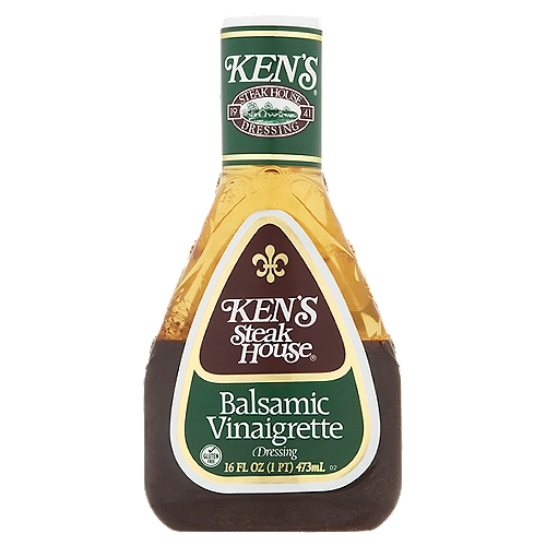 Ken's Steak House Balsamic Vinaigrette Dressing, 16 fl oz
Balsamic vinegar imported from Modena, Italy gives this simply perfect dressing the robust flavor needed to make your salad sing.