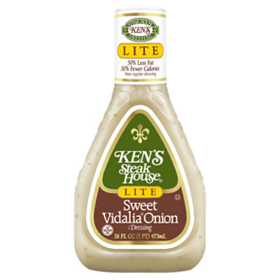 Ken's Steak House Lite Sweet Vidalia® Onion Dressing, 16 fl oz