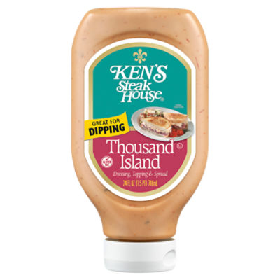 Ken's Steak House Thousand Island Dressing, Topping & Spread, 24 fl oz