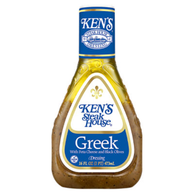 Ken's Steak House Ken's Steak House Greek Dressing, 16 fl oz, 16 Fluid ounce 