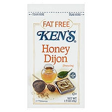 Ken's Fat Free Honey Dijon Dressing, 1.5 oz