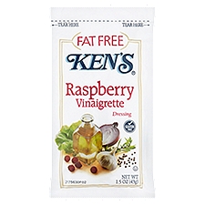 Ken's Fat Free Raspberry Vinaigrette Dressing, 1.5 oz