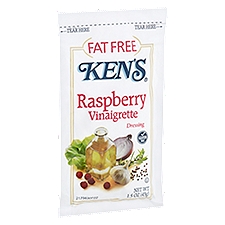 Ken's Fat Free Raspberry Vinaigrette, Dressing, 1.5 Fluid ounce