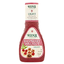 Ken's Steak House Light Raspberry Walnut, Dressing, 9 Fluid ounce