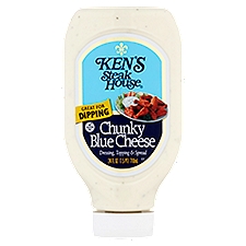 Ken's Steak House Chunky Blue Cheese Dressing, Topping & Spread, 24 fl oz