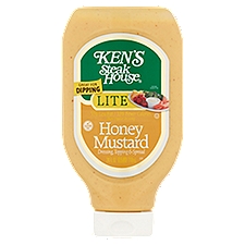 Ken's Steak House Lite Honey Mustard Dressing, Topping & Spread, 24 fl oz, 24 Fluid ounce