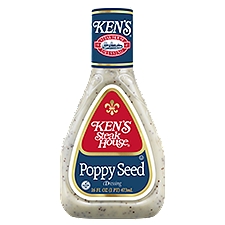 Ken's Steak House Poppy Seed, Dressing, 16 Fluid ounce