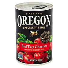 Oregon Fruit Products Cherries - Red Tart, 14.5 Ounce