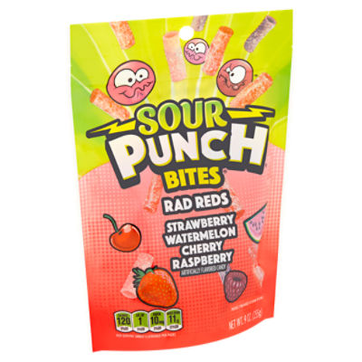 Sour Punch Bites Ragin' Reds Candy, 9 oz