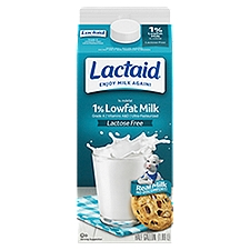 Lactaid 1% Lowfat Milk, half gallon, 0.5 Gallon