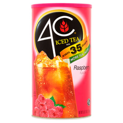 4C Raspberry Flavor Iced Tea Mix, 5 lb 7.9 oz