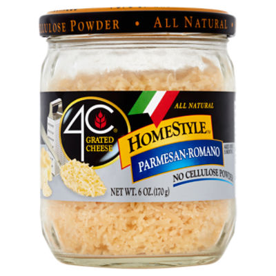 4C HomeStyle Parmesan-Romano Grated Cheese, 6 oz, 6 Ounce