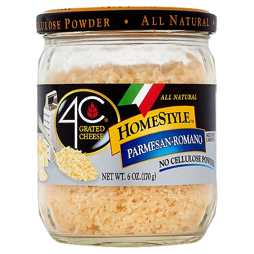 4C HomeStyle Parmesan-Romano Grated Cheese, 6 oz