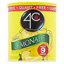 4C Lemonade Drink Mix, 18.6 oz