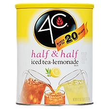 4C Half & Half, Iced Tea Lemonade Mix, 47.2 Ounce