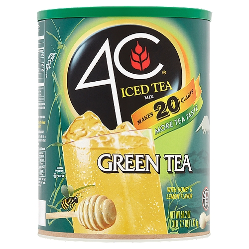 ''Our Green Tea is made with only the finest teas and other ingredients''nCompletely instant... Just add water and ice!