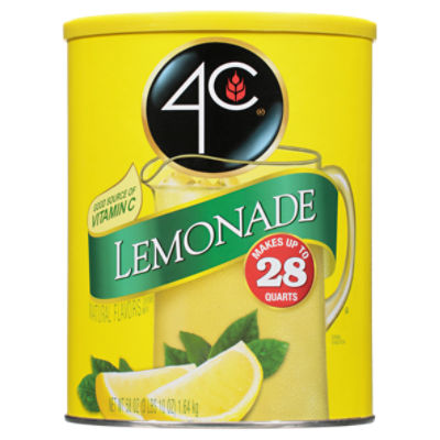 4C Lemonade Drink Mix, 58 oz, 58 Ounce