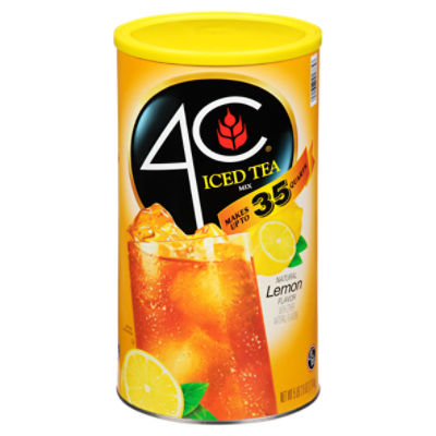 4C Lemon Flavor Iced Tea Mix, 5 lb 7.9 oz