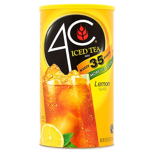 4C Lemon Flavor Iced Tea Mix, 5 lb 7.9 oz