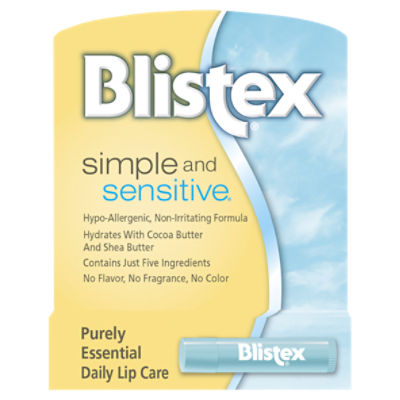 Blistex Simple and Sensitive Purely Essential Daily Lip Care