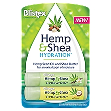 Blistex Hydration Hemp & Shea , Lip Moisturizer, 0.15 Ounce