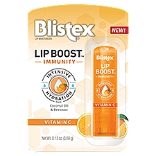 Blistex Lip Boost Immunity Vitamin C Lip Moisturizer, 0.13 oz