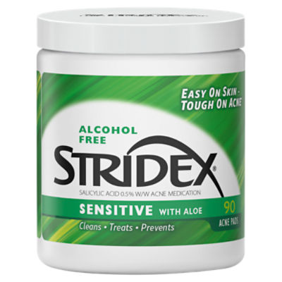 STRIDEX Sensitive with Aloe Soft Touch Pads, 90 count