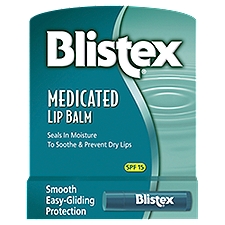 Blistex Lip Balm - Medicated SPF 15, 0.15 Ounce