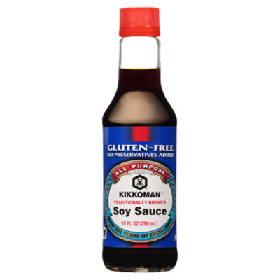 Kikkoman Gluten-Free All-Purpose Seasoning Soy Sauce, 10 fl oz