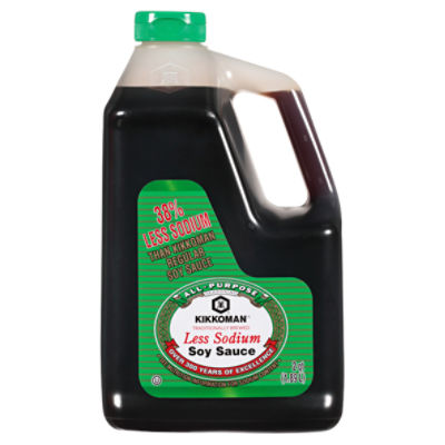 Kikkoman Less Sodium AllPurpose Seasoning Soy Sauce, 2 qt The Fresh