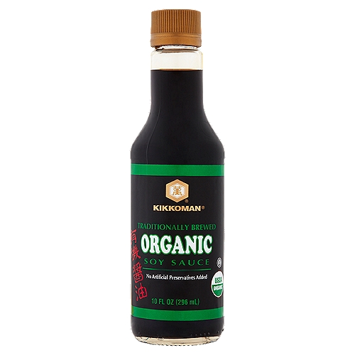 Kikkoman Organic Soy Sauce, 10 fl oz