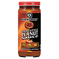 Kikkoman Thai Style Peanut, Sauce, 9 Ounce
