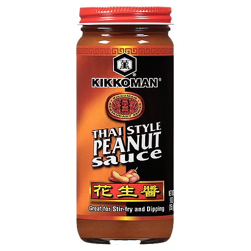 Kikkoman Thai Style Peanut Sauce, 9 oz