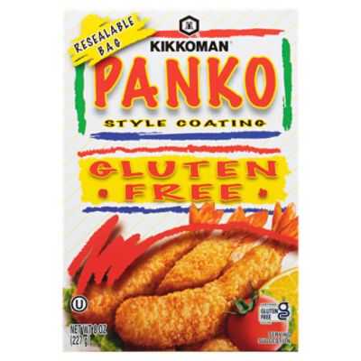 Kikkoman Gluten Free Panko Style Coating Breadcrumbs, 8 oz