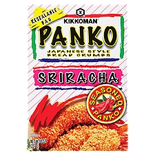 Kikkoman Bread Crumbs, Panko Sriracha Japanese Style, 8 Ounce