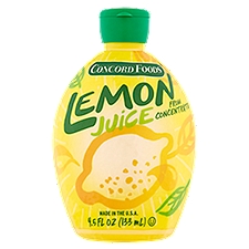 Concord Foods Lemon Juice, 4.5 fl oz, 4.5 Fluid ounce
