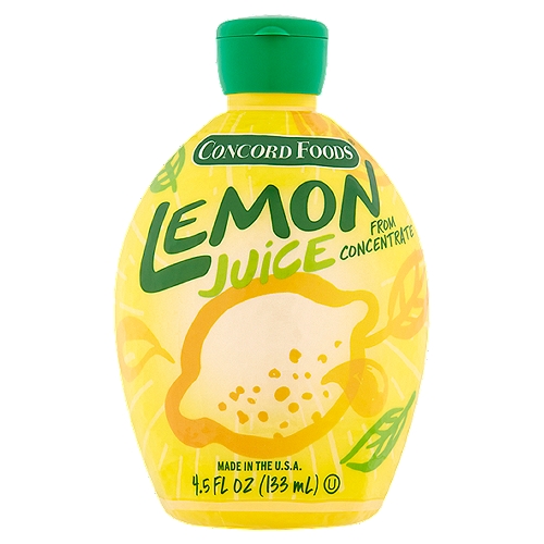Concord Foods Lemon Juice, 4.5 fl oz