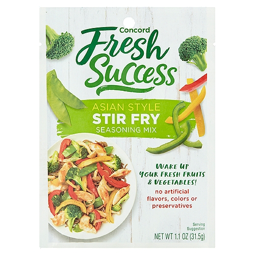Concord Fresh Success Asian Style Stir Fry Seasoning Mix, 1.1 oz