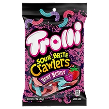 Trolli Sour Brite Crawlers Very Berry Gummi Candy, 7.2 oz