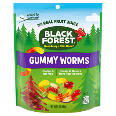 Black Forest Gummy Worms, 9 oz
