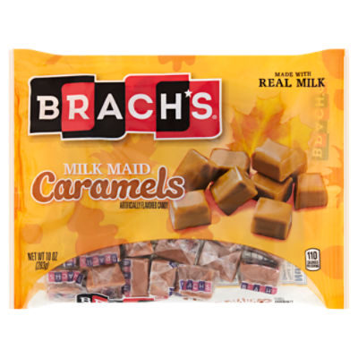 Brach's Milk Maid Caramels Candy, 10 oz