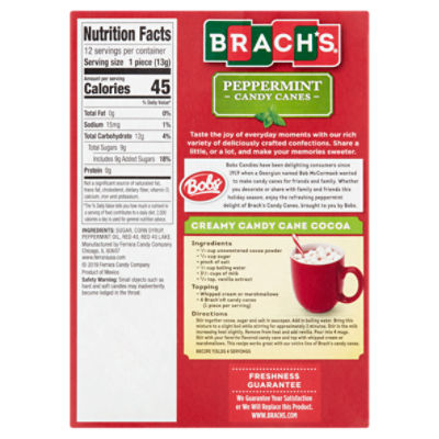 Brach's Brach's Candy Cane, Raspberry Flavor, 12 Count Pack of 3